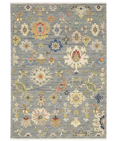 Jhb Design Lucca 5507 3'3" X 5' Area Rug In Gray