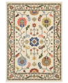 Jhb Design Lucca 5506 3'3" X 5' Area Rug In Ivory