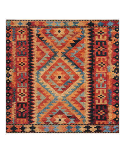 Bayshore Home Oushak Outdoor Ous02 6' X 6' Square Area Rug In Multi