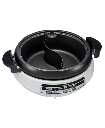 Zojirushi Ep-pfc20ha Gourmet D'expert Electric Skillet For Yin Yang Hot Pot In Gray