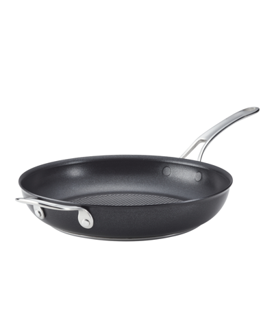 Anolon X Hybrid Nonstick Frying Pan With Helper Handle, 12" In Dark Gray