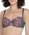 Skarlett Blue Entice Full Coverage Lingerie Underwire Bra 334143 In Sea Glass/rose Dawn