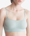 Calvin Klein Invisibles Smoothing Longline Bralette In Sage Meadow