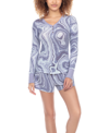 Honeydew Women's Star Seeker Brushed Jersey Short Lounge Set, 2 Piece In Lunar Geode
