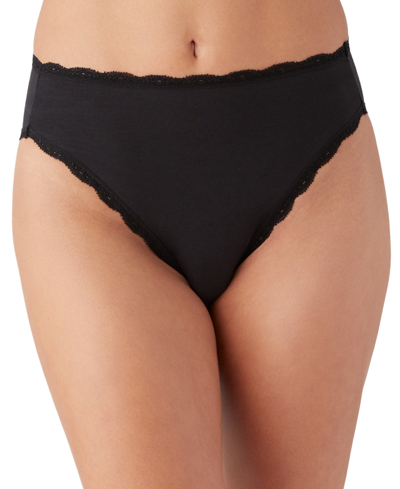 B.tempt'd By Wacoal Women's Inspired Eyelet High-leg Underwear 971219 In Night