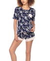 Honeydew Women's Something Sweet Rayon Shortie Pajama Set, 2 Piece In Ink Crystals