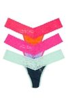 Hanky Panky Low Rise Lace Thong In Onhy