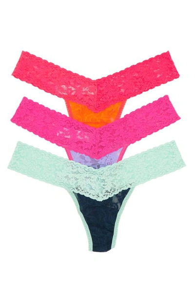 Hanky Panky Low Rise Lace Thong In Onhy