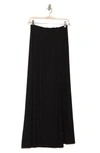 Go Couture One Slit Ruffle Maxi Skirt In Black