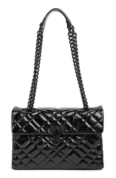 Kurt Geiger Brixton Lock Drench Shoulder Bag In Black