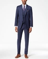 Tommy Hilfiger Mens Modern Fit Th Flex Stretch Solid Suit Separates In Navy Plaid