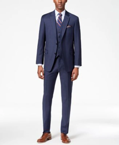 Tommy Hilfiger Mens Modern Fit Th Flex Stretch Solid Suit Separates In Navy