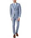CALVIN KLEIN MENS SKINNY FIT INFINITE STRETCH SOLID VESTED SUIT SEPARATES