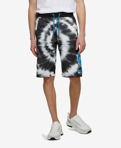 ECKO UNLTD MEN'S STAR BURST FLEECE DRAWSTRING SHORTS