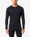 Stanfield's Men's Expedition Weight Fleece Base Layer Undershirt In Black