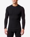 Stanfield's Men's Expedition Weight Fleece Base Layer Undershirt In Black