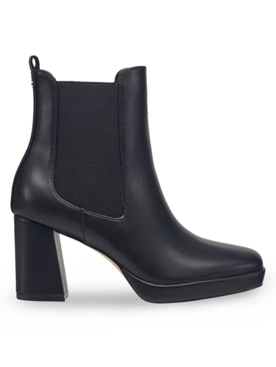 French Connection Women's Penny Block Heel Chelsea Boots In Black