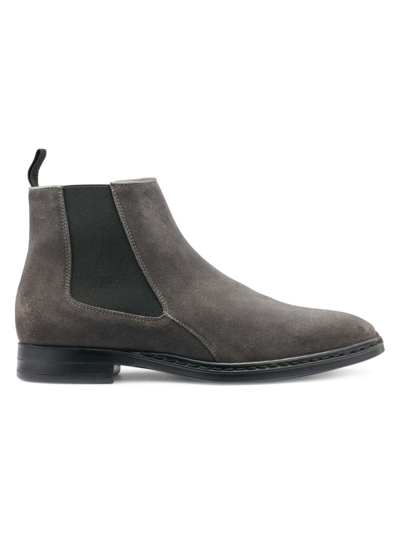 Karl Lagerfeld Men's Suede Chelsea Boots In Grey