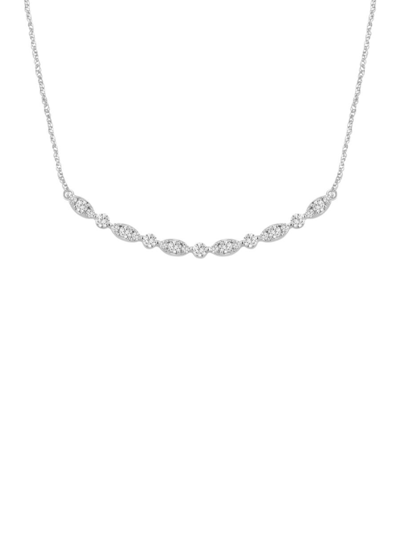 Saks Fifth Avenue Women's 14k White Gold & 0.33 Tcw Diamond Pendant Necklace