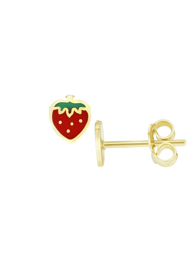 Saks Fifth Avenue Women's 14k Yellow Gold Strawberry Stud Earrings