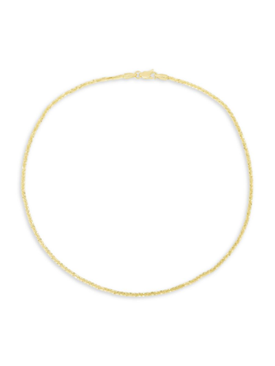 Saks Fifth Avenue Women's 14k Yellow Gold Sparkle Chain Anklet