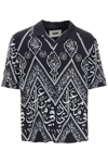 Gmbh Script-print Short-sleeve Shirt In Black