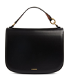 JIL SANDER MEDIUM LEATHER HALO SHOULDER BAG