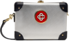 Casablanca Silver Globe-trotter Edition Miniature Case Bag In Silver