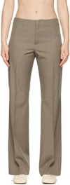 Hope Gray Aspect Trousers In Sand Tailored Wool
