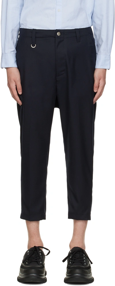 Uniform Experiment Navy D-ring Trousers