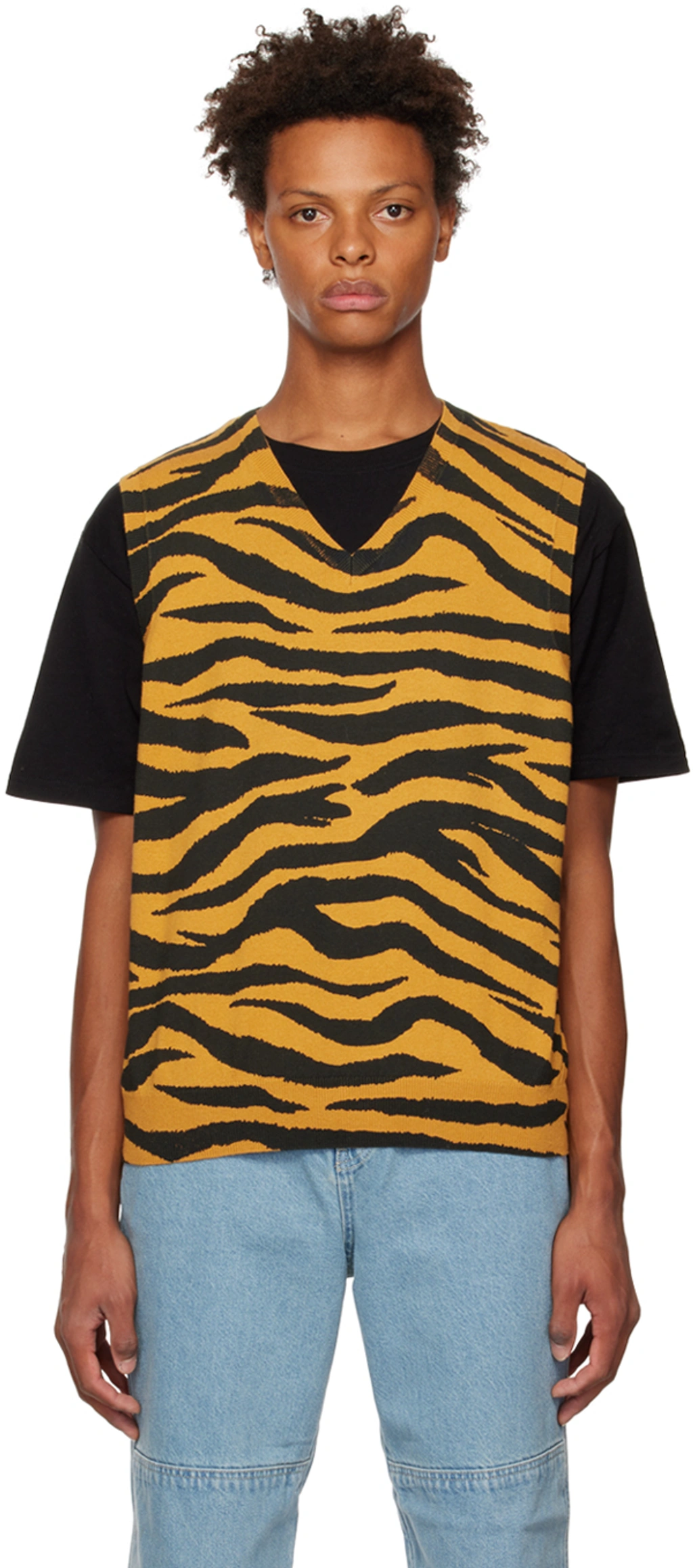 stussyステューシー22aw tigris print sweater Stussy 22aw tigris print sweater - メルカリ