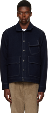 PS BY PAUL SMITH NAVY CROPPED JACKET