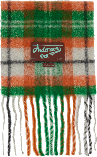Andersson Bell White Essential Stola Scarf In Multi