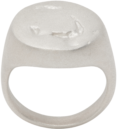 Pearls Before Swine Silver Ud Ring In Satin .925 Silver