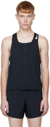 Nike Aeroswift Perforated Dri-fit Adv Tank Top In Black