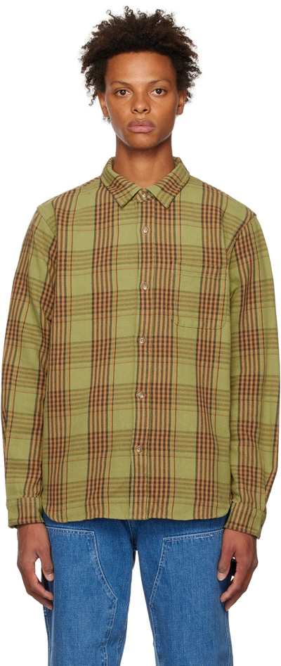 Stussy Green Laguna Shirt In Oliv Oive | ModeSens 