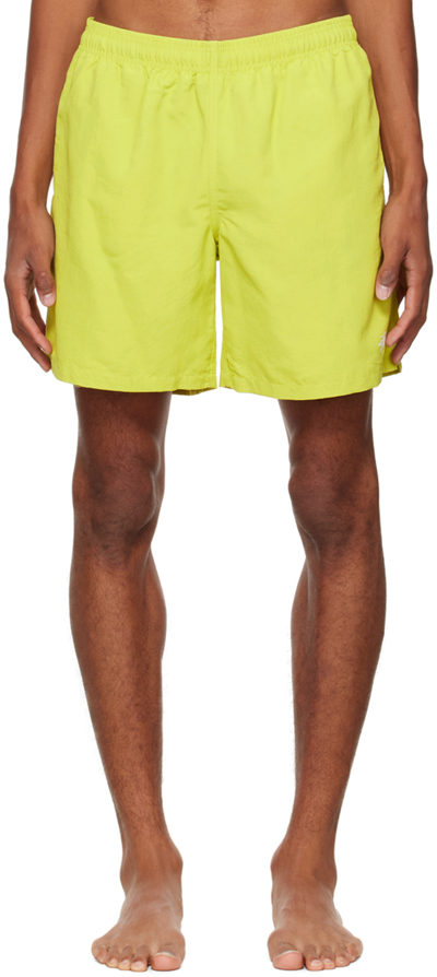 Stussy Green Stock Swim Shorts In Green