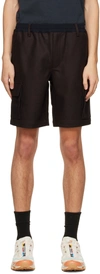 Gr10k Brown Salomon Edition Panno Shorts In Soil Brown
