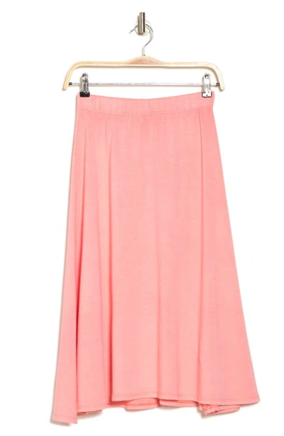 Go Couture Hi-low A-line Skirt In Gossamer Pink
