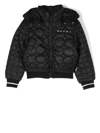 MARNI EMBROIDERY-LOGO QUILTED JACKET