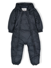 Shop Woolrich Quilted Padded Snowsuit In Blue