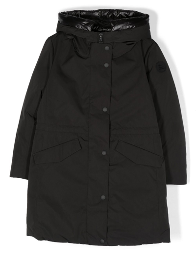 Woolrich Kids' Expedition Parka Coat In Black