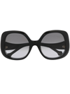Gucci Square-frame Sunglasses In Black