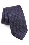 Nordstrom Edwin Neat Silk Tie In Navy