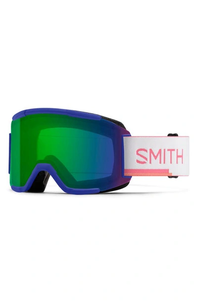 Smith Squad 203mm Chromapop™ Snow Goggles In Lapis Risoprint / Green