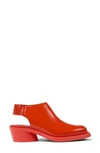 Camper Bonnie Open Heel Bootie In Red