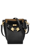 Tory Burch Lee Radziwill Petite Bucket List Bag In Black