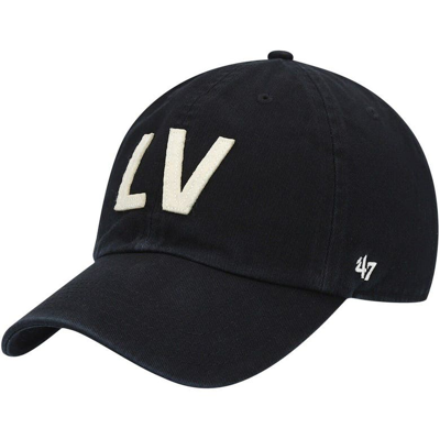 47 ' Black Las Vegas Raiders Finley Clean Up Adjustable Hat