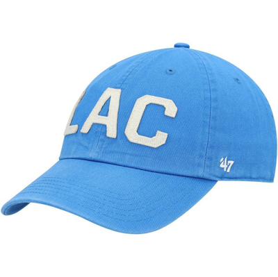47 ' Powder Blue Los Angeles Chargers Finley Clean Up Adjustable Hat