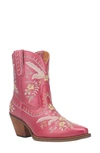 Dingo Primrose Western Boot In Fuchsia Metallic